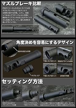 Amazon | 【PDI】762マズルブレーキ / ボルトアクションライフル